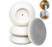 Stair Gate Wall Protector Pads, 4 pcs, White, for max. Ø 1.61" Pressure Screw Heads, Protect Walls and Doorways from Children and Pet Gates, Baby Gate Wall Protector, Children Anti Stain Guard Cups