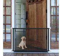 Stair Gates for Dogs Portable 110x78cm Puppy Gates Indoor No Drilling Mesh Baby Gate for The House Doorway Pet Safety Gate