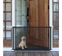 Stair Gates for Dogs Portable 153x78cm Puppy Gates Indoor No Drilling Mesh Baby Gate for The House Doorway Pet Safety Gate