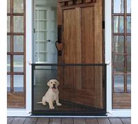Stair Gates for Dogs Portable 97x78cm Puppy Gates Indoor No Drilling Mesh Baby Gate for The House Doorway Pet Safety Gate