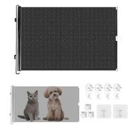 Stair Gates for Dogs, PVC Retractable Stair Gate, Height: 40 cm, Length: 0-125 cm Pet Gates for Kittens and Puppies, Retractable Dog Gate Indoor for Stairs, Hallways