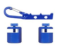 Stair Gauge - Anti-Slip Framing Square Jig | Metal Stair Stringer Layout Tool with Carabiner,for Home Workshop Studio Rafter Stringer Staircase Construction Woodworking Projects Framing Work