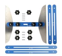 Stair Gauge Tool - Multi-Functional Folding Adjustable Length Ruler | Stair Tread Template Jig,for Shelf Risers Partitions Cutting Drywall Professional Indoor Outdoor Household