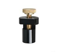 Stair Gauges for Framing Square - Aluminum Alloy Rafter Layout Attachment Jig with Gold Oxide Thumbscrew, Compatible with Standard Carpenter Squares, Black & Red(BLACK-19MM)