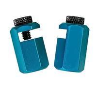 Stair Gauges for Framing Square Attachment, Aluminum Alloy Saw Rip Guide for Stair Layout with 2pcs Set (Blue, 30x25x25mm)