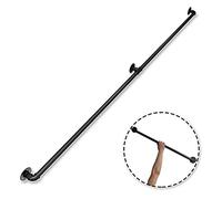 Stair Handrail Adjustable Pipe Design Railing for Indoor & Outdoor Stairs Balconies Terraces Windows Perfect for Doorways Cellars 30 300CM Length