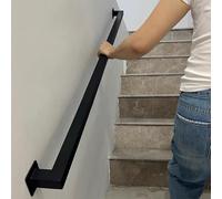 Stair Handrail for Indoor/Outdoor WallMounted Safety Grab Rail for Stairs 1m2.5m Adjustable Length Durable Tubular Railing Easy Installation Modern Design