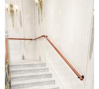 Stair handrail Handrails Stair Handrails, Pine Wood Anti-Slip Wall Safety Handrail, Home Kindergarten Guardrail Corridor Against The Wall Elderly Villa Construction Loft Children P