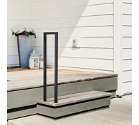 Stair Handrail Kit, Floor-Mounted U-Shaped Design for Enhanced Safety on Outdoor Steps