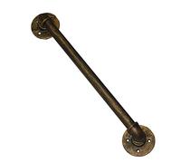 Stair Handrail Kit Indoor Outdoor Banister Railing Support WallMounted Antique GoldCopper 250cm Sturdy Stair Step Guard for Safety and Style