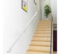 Stair Handrail Wall Mounted Safety Bar for Elderly and Child, Indoor Outdoor Steps with Hardware