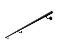 Stair il 1-20 Feet Adjustable Metal Safety Grab Bar Indoor/Outdoor Non-Slip Wall Mounted Stair Railing with Fittings Secure Support for Steps and Stairs