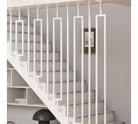 Stair il 30-160cm | Ceiling Hanging Safety Guardrail for Staircase | Wrought Iron Grab Bar Railing | Durable Banister Balustrade (Style 2, 70cm)