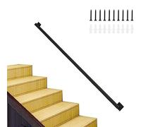 Stair il Kit - 10Ft Metal Railing Grab Bar for Indoor/Outdoor Steps Safety Handle for Elderly & ChildrenBanister Disability Aids Towel & Curtain Rod Support