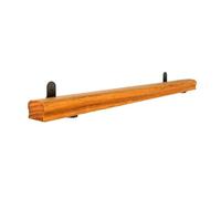 Stair il Kit - 13.1ft Wooden Grab Bar with Metal Brackets Anti-Slip Support for Elderly & Kids Ideal for Bathrooms & Corridors