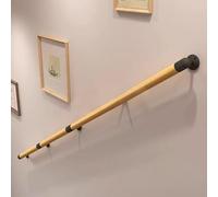 Stair il Wall Mount - 4.5ft Wooden Banister for Loft, Gara, Basement - Safe Railings for Young, Elderly & Disabled - & Stylish Support