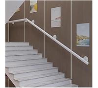 Stair ils for Indoor & Outdoor Non-Slip Wall-Mounted Railing Safety il for Stairs Elderly & Kids Friendly Bianco Staircase Support Bar