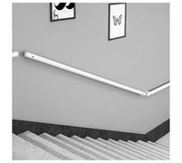 Stair ils for Steps Indoor/Outdoor Railing Non-Slip Stair Support Bar Ideal for Stairs Patios Gardens Hotels Garages - 150cm White