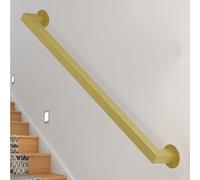 Stair Kit 1 to 20 Feet Square Design WallMounteAntiSlip Railing for Home Hallway Loft Stairs Grab Bar (480cm)