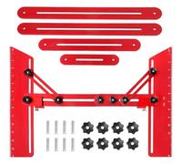Stair Layout Tool Supporting Accurate Step Replication In Timber Frame, Concrete, And Mixed-Material Stair Projects(Red)