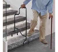 Stair Lifts for The Elderly, 45x33x98cm Standing Stair Lift 88-98cm Adjustable Height Stair Climbing Cane Safety Step Stool with Handle 120kg Load Capacity