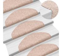 Vidaxl Self-adhesive Stair Mats 5 Pcs Brown 65X21X4 Cm Needle Punch, Brown