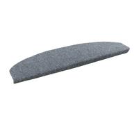 Stair Mats 15pcs Light Grey 80 x 24.5 cm Needle-Punched Fabric Low Pile Non-Slip