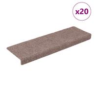 (anthracite, 20 pcs) vidaXL Stair Mats Carpet Stair Treads Decor Stair Step Protector Needle Punch