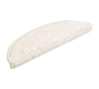 Vidaxl Stair Mats 15 Pcs 56X17X3 Cm White Half Round