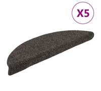 Stair Mats Self-Adhesive 5 Pcs Half Round