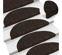Stair Mats Self-Adhesive 5 Pcs Half Round