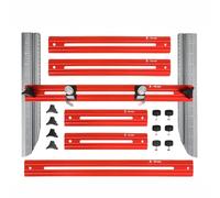 Stair Measuring Gauge - Multi-Functional Template Tool for Precise Measurement, Non-Slip Design for Easy Stair Tread and Riser Installation