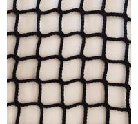 Stair Netting Child Safety Protection Rope Net for Railing Balcony Cat Net Knotless Polyester Playground Fence Baseball Softball Backstop Black(Size:0.5M*6M(1.64FT*19.68FT),Color:black)