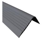 Stair Non Anti Slip Pvc Nosing Rubber Angle Step Edge Rgpd 150Cm Dark Gray