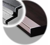 Stair non slip strips,C L-Shaped Stair Nosing 90cm Edge Protector Slip Nose Aluminum Alloy Edging Trim Wide 3cm 4cm 5cm 7cm 10cm(Purple Gold,90 * 10 * 3cm)