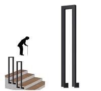 Stair Nonslip SideMounted Railing for Villas Balconies HallwaysWhite 75cm/29.5inDurable Safety Support for Stairs