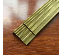 Stair Nosing Brass Stair Edge Protector Solid Brass, Non-Slip Stair Nosing Profile, 1m Long L Shaped Floor Transition Strip, for Home/Loft/Farm/Office(2.5x0.8cm(1" x1/4"))