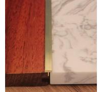Stair Nosing Edge Trim Protector, Brass Flooring Transition Strips, Decoration Carpet to Tile, Eco-Friendly Edging Strip Wood(6mm)
