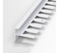 Stair Nosing Profile, Edging Profile, Bendable Metal Step Nosing for Laminate, Parquet, and Tiles - 90cm Length, 3 Pieces, Matte Black