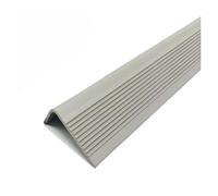Stair Nosing,Rubber Strips self Adhesive, 118"/196" Self Adhesive Anti-Slip Stair Corner Trim Rubber Strips,Stair Edge Molding,Waterproof Outdoor & Indoor Staircase Treads(Grey,3m/118inch)
