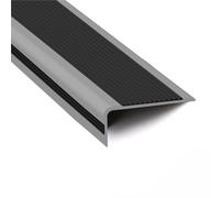 Stair Nosing,Rubber Strips self Adhesive, 118"/196" Self Adhesive Anti-Slip Stair Corner Trim Rubber Strips,Stair Edge Molding,Waterproof Outdoor & Indoor Staircase Treads(Black,5m/196inch)