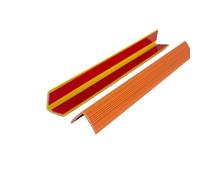 Stair Nosing,Rubber Strips self Adhesive, 3-15Meters Self Adhesive Non-Slip Staircase Step,L Shape Stair Edging Stair Steps Edges Trim for Outdoor Indoor Stair(Orange,10meters/3937)