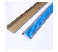 Stair Nosing,Rubber Strips self Adhesive, 3/5/10meters Non-Slip Stair Edge Trim Safety Stair Edging,Non-Slip,Outdoor Indoor Staircases(Blue,1m/3.2ft)