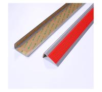 Stair Nosing,Rubber Strips self Adhesive, 3/5/10meters Non-Slip Stair Edge Trim Safety Stair Edging,Non-Slip,Outdoor Indoor Staircases(Red,5m/16.4ft)