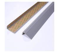 Stair Nosing,Rubber Strips self Adhesive, 3/5/10meters Non-Slip Stair Edge Trim Safety Stair Edging,Non-Slip,Outdoor Indoor Staircases(Grey,5m/16.4ft)