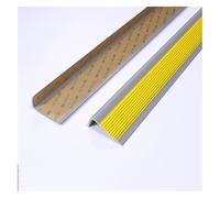 Stair Nosing,Rubber Strips self Adhesive, 3/5/10meters Non-Slip Stair Edge Trim Safety Stair Edging,Non-Slip,Outdoor Indoor Staircases(Yellow2,3m/9.8ft)
