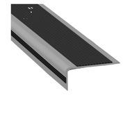 Stair Nosing,Rubber Strips self Adhesive, 3pack/118in;5pack/1196in Flexible Rubber Tread Edge Protection Moulded Trim for Outdoor and Indoor use(Black,5m/196inch)