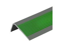 Stair Nosing,Rubber Strips self Adhesive, 3pack/118in;5pack/1196in Flexible Rubber Tread Edge Protection Moulded Trim for Outdoor and Indoor use(Green,5m/196inch)