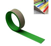 Stair Nosing Self Stick Anti Slip Stair Nose, Indoor Rubber Floor Transition Strip, Staircase Edge Protector for Wooden Steps Concrete Carpet Tiles)/Green/Length-11M(36.0Ft)