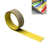 Stair Nosing Self Stick Anti Slip Stair Nose, Indoor Rubber Floor Transition Strip, Staircase Edge Protector for Wooden Steps Concrete Carpet Tiles)/Yellow/Length-11M(36.0Ft)